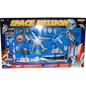  Space Shuttle with Kennedy Space Center Sign 28 Piece