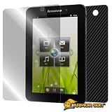 ArmorSuit MilitaryShield - Lenovo IdeaPad A1 Tablet Black Carbon Fiber Film Protector Shield + Screen Protector with Lifetime Replacements