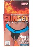 Crotchless G-string -indigo-
