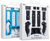 Produkt-Bild: Wii - Controller Duo Pack X2 + Dual-Charger (farbig sortiert, 1 St&uuml;ck)