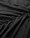 BIUBIU Women's Cold Shoulder Bodycon Club Party Midi Dress Black 3XL