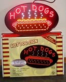 Animated LED HOT DOGS Sign
