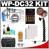 Canon WP-DC32 Waterproof Underwater Housing Case with UW Flash & Bracket + Batteries & Charger + Case + Tripod + Accessory Kit for PowerShot S960 IS Digital Camera