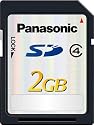 Panasonic 2GB Class 4 SD Card up to 20MB/s - Silver line