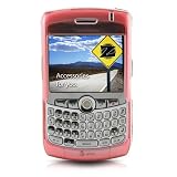 yooZoo Crystal Hard Plastic Case for RIM BlackBerry Curve 8300 / 8310 / 8320 Cellphone Smartphones - Diamond Pink