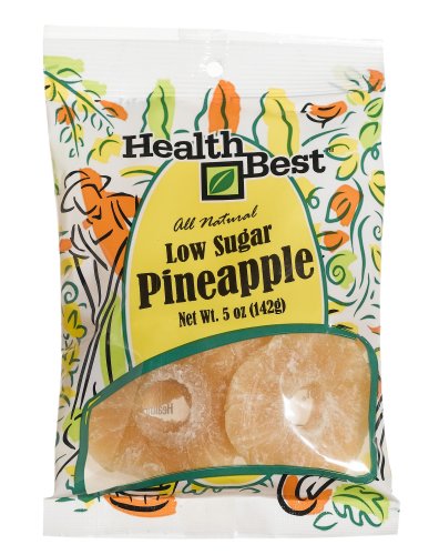 Health Best Pineapple Rings, 5-Ounce Units (Pack of 4) by Health Best