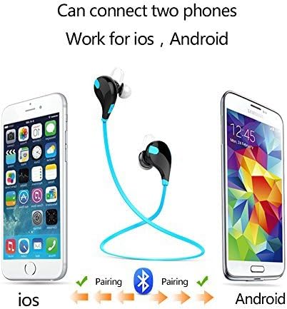 SoundCheque QY7 4.1 Bluetooth Mini Lightweight Wireless Stereo Sports/running & Gym/exercise Bluetooth Earbuds Headphones (Red-Black)