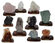 Set of 10 Crystals Rose Quartz, Crystal Quartz, Sodalite, Aventurine, Amethyst.