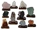Set of 10 Crystals Rose Quartz, Crystal Quartz, Sodalite, Aventurine, Amethyst.