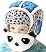 Unisex Baby Panda Hats Masks 2 in 1 Function Winter Crash Helmet