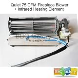 Replacement Fireplace Fan Blower + Heating Element for Heat Surge Electric Fireplace