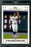 2007 Topps Opening Day #125 Jeff Francoeur Atlanta Braves - Mint Condition - Shipped in Protective Display Case !