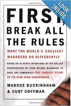 Book Cover: First, Break All The Rules