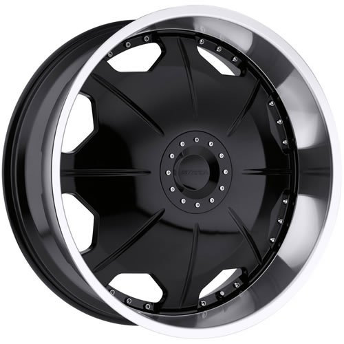 51lEhpzqhAL Strada Mirror 26 Black Wheel / Rim 5x4.5 & 5x120 with a 18mm