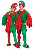 Economy Elf Set Christmas Xmas Holiday Outfit Unisex Mens Womens Costume