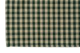 Dunroven House 803-42 Small CheckTea Towel in Green with Tea Dyed Background- Pack of 6
