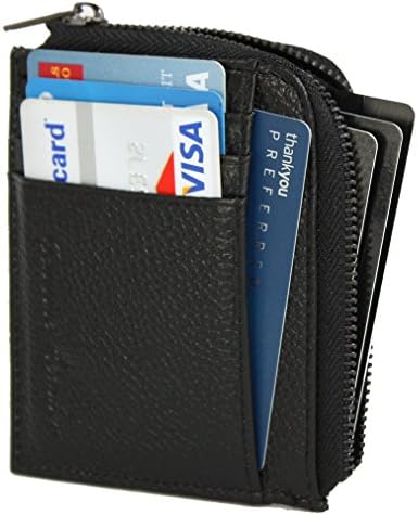 Men's Slim Front Pocket Wallet Half-zip