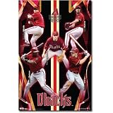 Arizona Diamondbacks (Webb, Upton, Reynolds, Haren, Drew) Sports Poster Print - 22x34