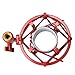 Olymstore(TM) Metal Microphone Mic Shock Mount Shockmount for Most Recording Microphones Red