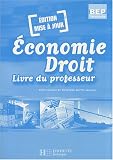 Economie Droit Tle BEP : Livre du professeur
