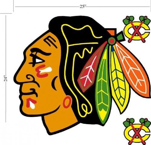 Chicago Blackhawks NHL Licensed Wall Decal