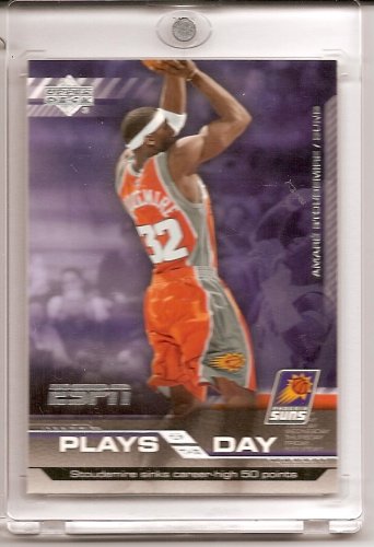 Cheap 2005 /06 Upper Deck ESPN Amare Stoudemire"Plays of the Day" Basketball Card - Mint Condition- Shipped In Protective Screwdown Case !