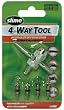 Slime 20088 4-Way Tool with 4 Valve Core