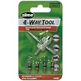 Slime 20088 4-Way Tool with 4 Valve Core
