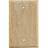 GE 40061 Blank Wall Plate, Unfinished Wood