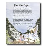 African American Black Guardian Angel Childeren On Bridge Religious Wall Picture Art Print