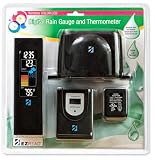 4 Color LCD Digital Rain Gauge/Thermometer