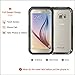 Galaxy S6 Waterproof Case, iThroughTM Waterproof Case, Dust Proof, Snow Proof, Shock Proof Case with Silicone Membrane Screen Protector, Protective Carrying Cover Case for Galaxy S6, Galaxy S6 Edge (Black)