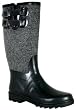Chooka - Women's Herringbone Dual Buckle Rain Boots