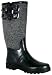 Chooka - Women's Herringbone Dual Buckle Rain Boots