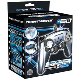 Thrustmaster Run 'N Drive Rumble Force Gamepad With Optical Wheel Control For PS3 And PS2 - Model 2960686 PS3 Controllers