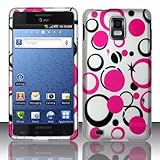 Samsung Infuse 4G Accessory - Colorful Pink Bubbles Design Protective Hard  ....