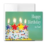 Birthday Cards - Confetti Cake, box of 24 printer-compatible
mini-cards & envelopes
