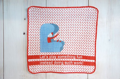Shinzi Katoh Design ティータオル：monkey&sofa