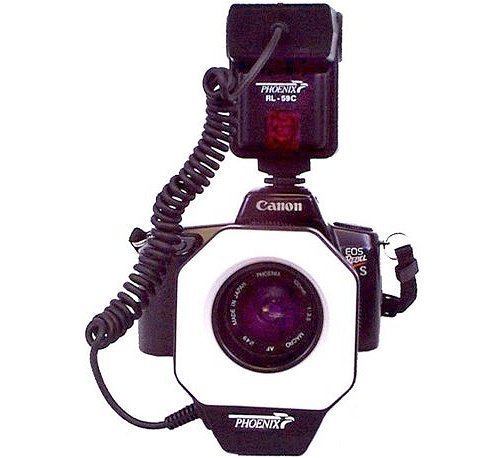 Phoenix RL-59N Automatic TTL Ringlight f/Nikon AF (w/49/52/58 Adapter Rings)