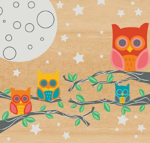 Nightly News Owls Wall Decal