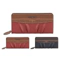 TAMARIS Damen Brieftasche Geldb�rse lang, RACHEL, 2 Farben: ocean blau oder sangria rot