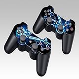 Flower Design Skin Decal Sticker for the PS3(Playstation 3) Controller (2pcs in 1)