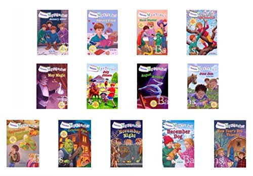 13 Book Collection: Calendar Mysteries January Joker, February Friend, March Mischief, April Adventure, May Magic, June Jam, July Jitters, August Acrobat, September Sneakers, October Ogre, November Night, December Dog, New Year's Eve Thieves