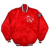 Boston Red Sox Cooperstown Satin Jacket - Red Large