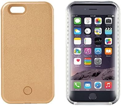 HongTaiL® IPhone 6 / 6s LED Fill Light Self Phone Shell / Luminous Phone Shell (Golden)