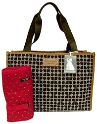 KATE SPADE DOT NOEL BROWN MEDIUM BABY BAG