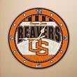 Oregon State Beavers 12in Art Glass Clock NCAA College Athletics Fan Shop Sports Team Merchandise