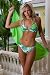 Solid Green Swimwear Sarong by Blue Sky Swimwear: Sarong Only