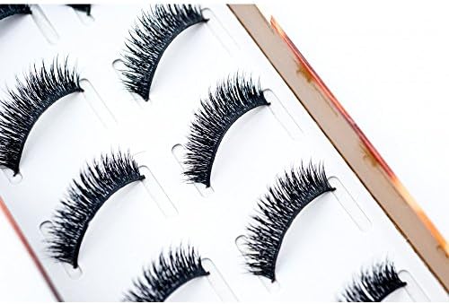 5 Pairs Dense Dramatic and Cat-Eye Style False Eyelashes Double Flex Series 76