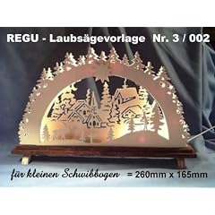 REGU Laubs�gevorlage Schwibbogen 3/002
